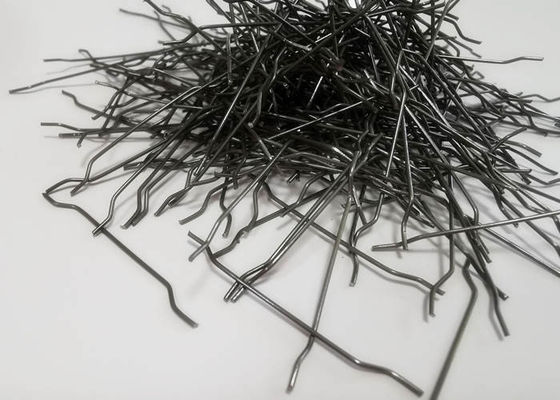 0.75mm Kancalı Uçlar Endüstriyel Döşeme İçin Çelik Elyaf Çatlama Direnci