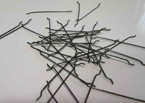 Karbon Gevşek Kancalı Uçlar Çelik Elyaf 0.5mm Çap 25mm Uzunluk