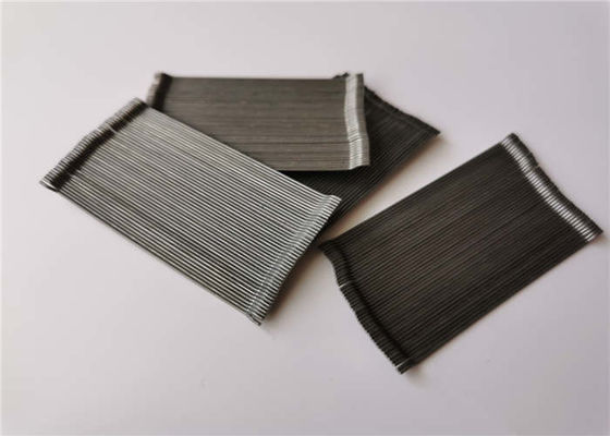 İnşaat / Bina için Kancalı Yapıştırılmış Karbon Çelik Elyaf 0.75mm