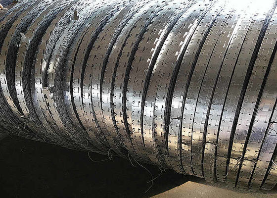 Otlak için Galvanizli Jiletli Tel / OEM Concertina Bobin Eskrim
