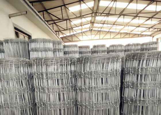 Sabit Menteşe Çayır Tel Çit, 2.5mm Galvanizli Hasır Tel Çit