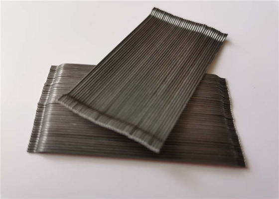 Tünel / Yollar İçin 25 - 60mm Yapıştırılmış Çelik Elyaf Soğuk Çekilmiş Malzeme