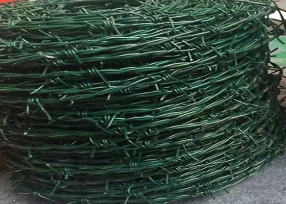 PVC Kaplı Galvanizli Dikenli Tel Çiftlik Çiti 2.0mm OEM / ODM Kabul Edildi