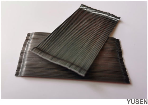 Metal Fiber 1100mpa 1200mpa 0.75mm 0.53mm ile Yüksek Karbonlu Çelik Beton